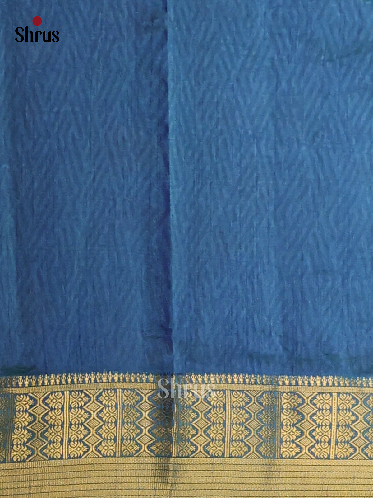 Green & Blue - Semi Patola Saree - Shop on Shrus.com