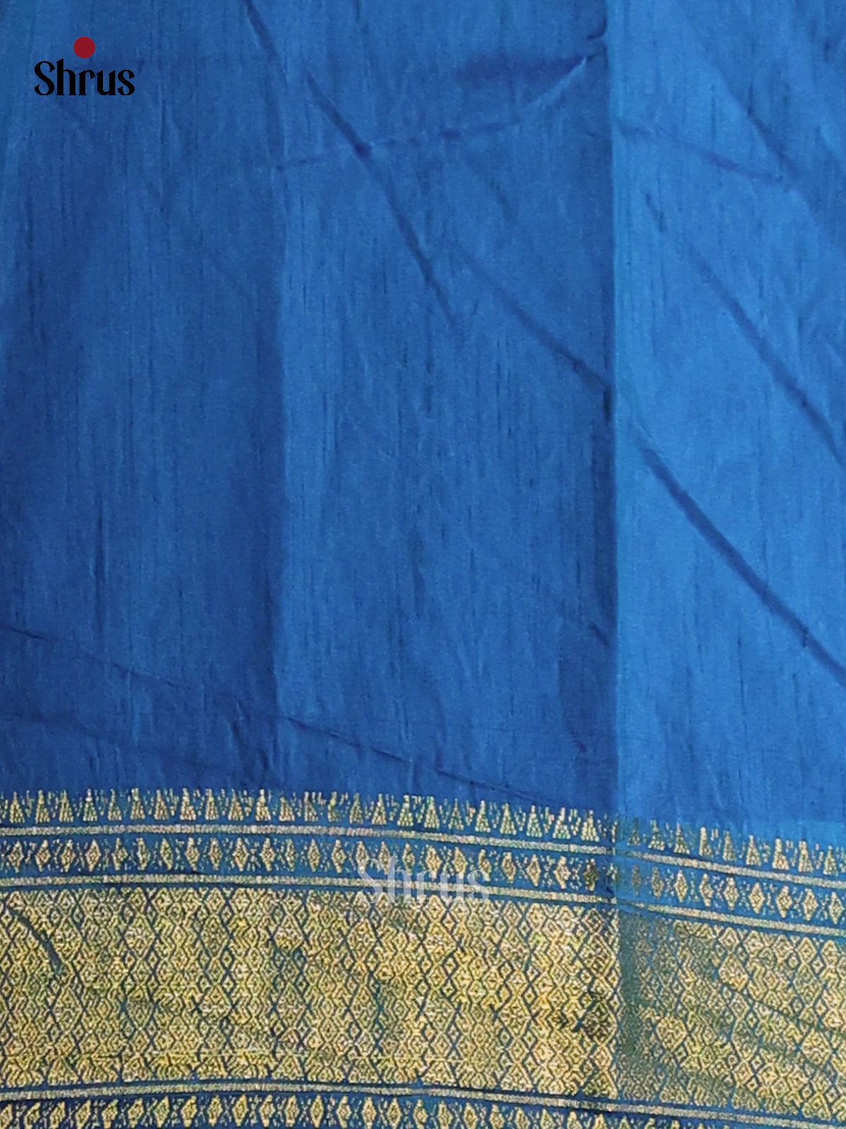 Blue - Semi Patola Saree - Shop on Shrus.com