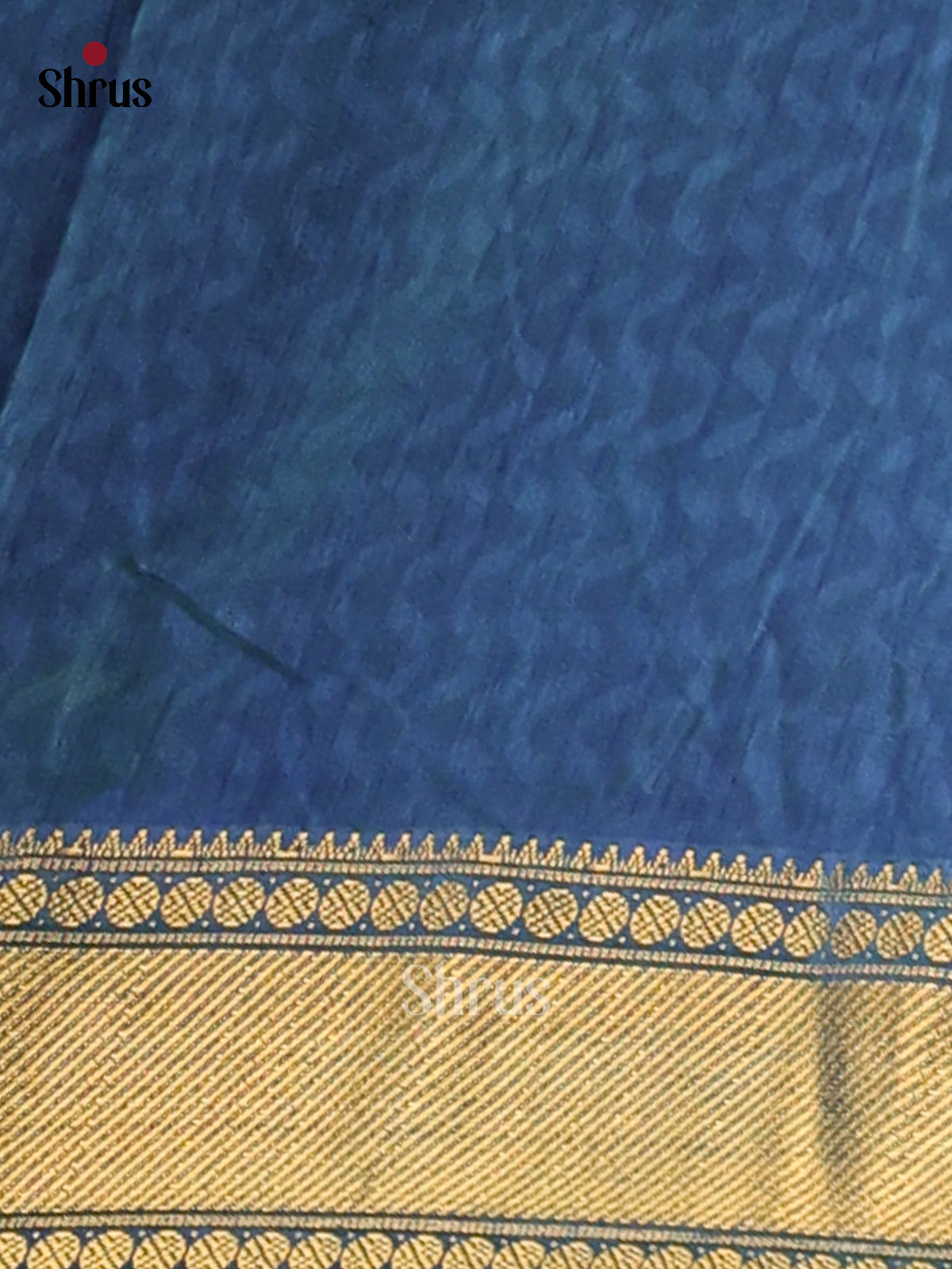 Green with Blue - Semi Patola Saree - Shop on Shrus.com