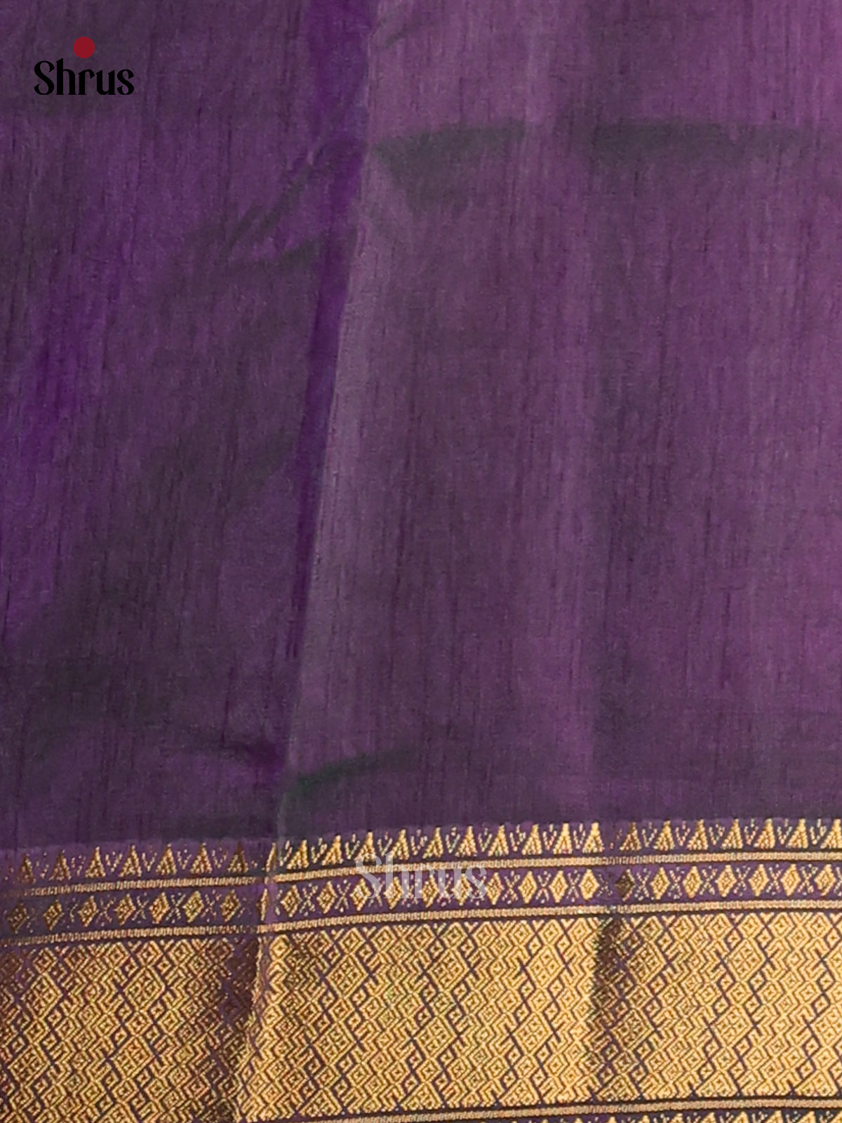 Blue with Purple - Semi Patola Saree - Shop on Shrus.com