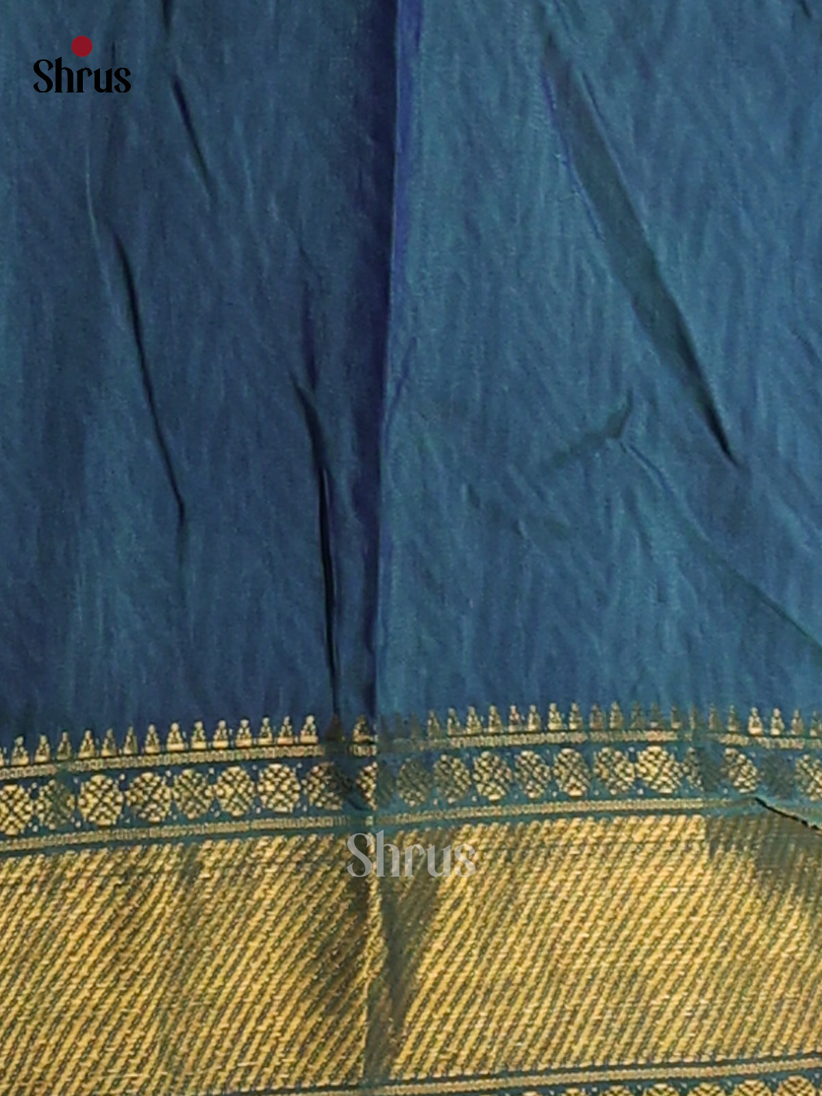 Green with Blue- Semi Patola Saree - Shop on Shrus.com