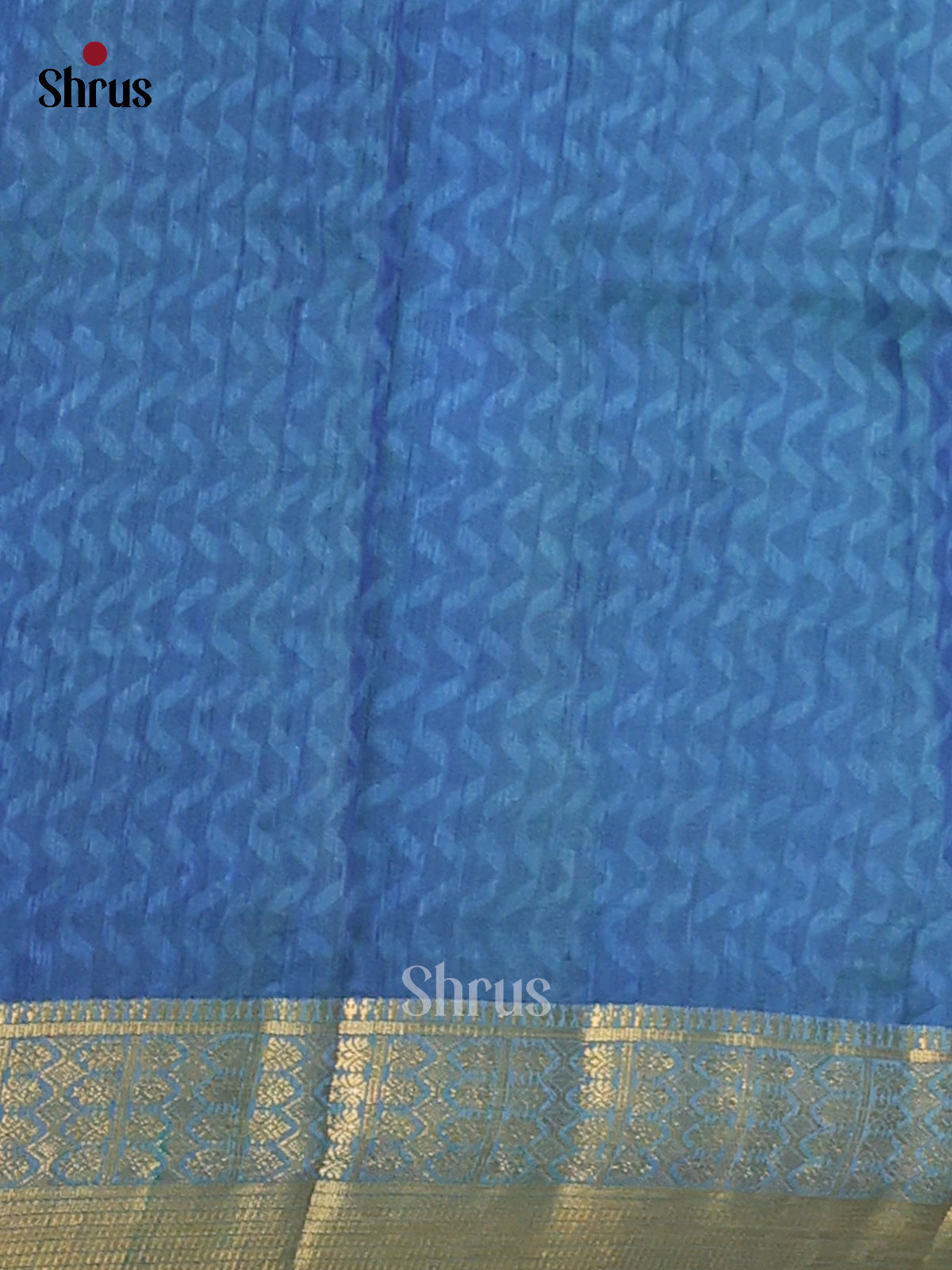 Green with Blue- Semi Patola Saree - Shop on Shrus.com