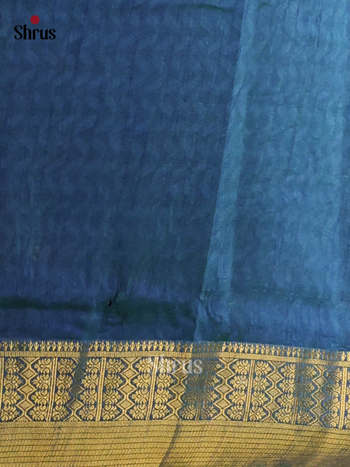 Green with Blue- Semi Patola Saree - Shop on Shrus.com