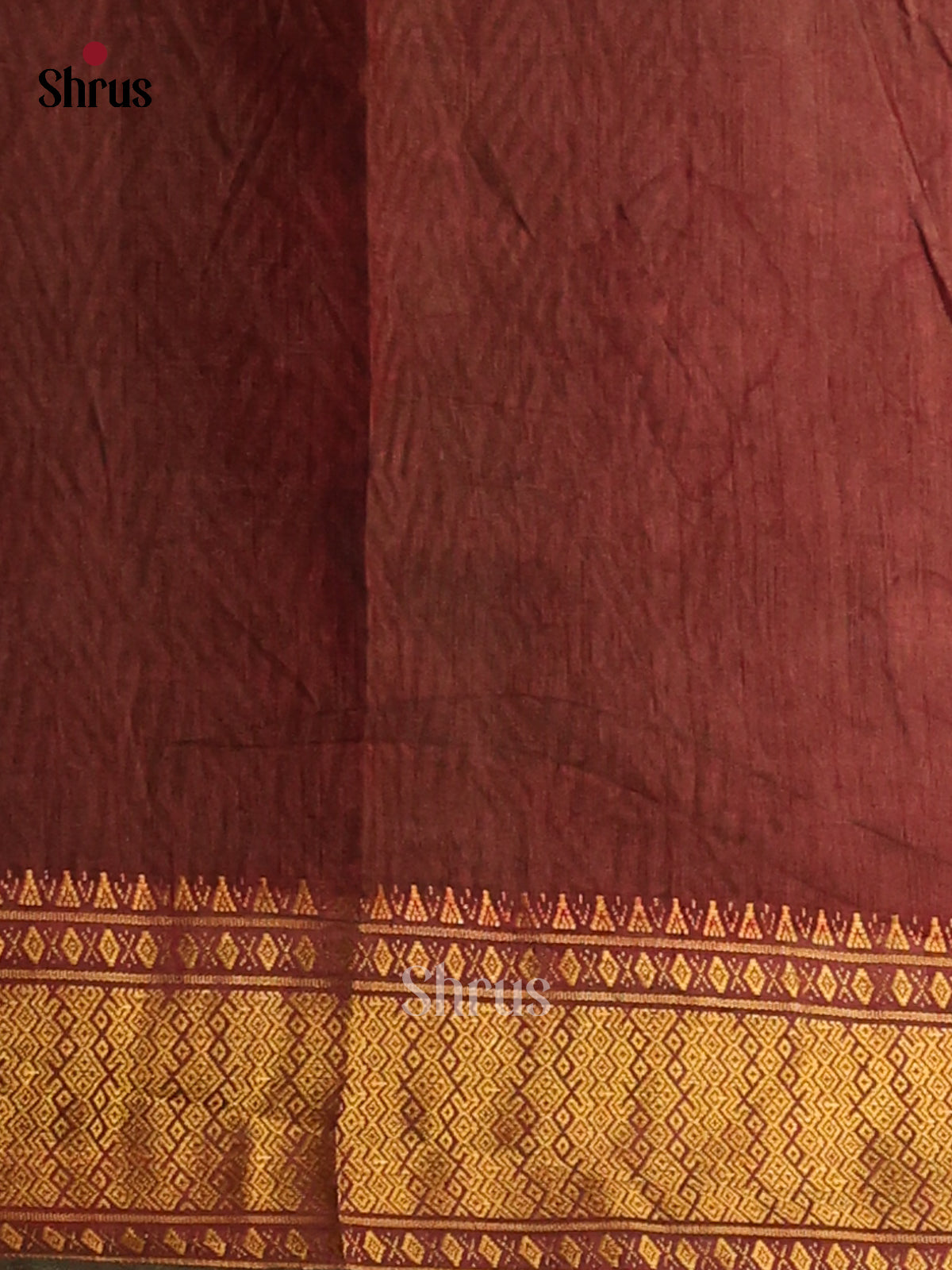 Green & Brown- Semi Patola Saree - Shop on Shrus.com