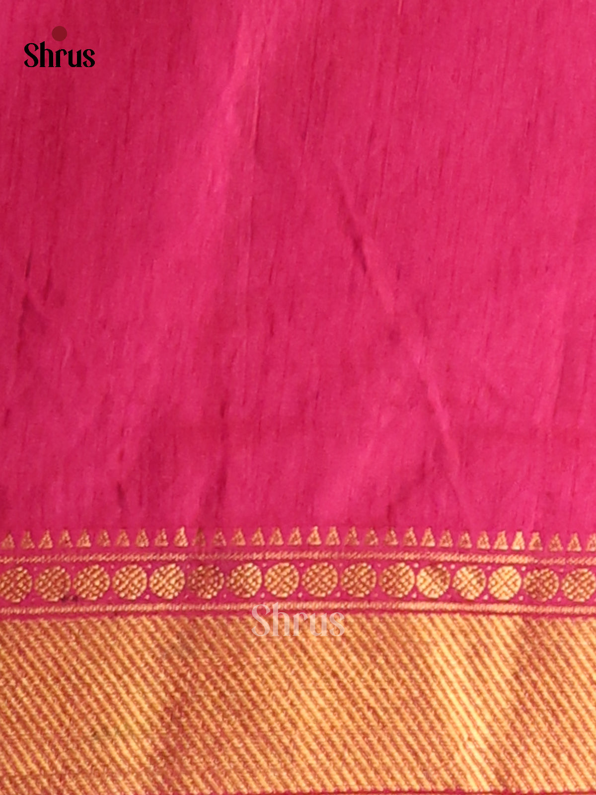 Purple with Pink- Semi Patola Saree - Shop on Shrus.com