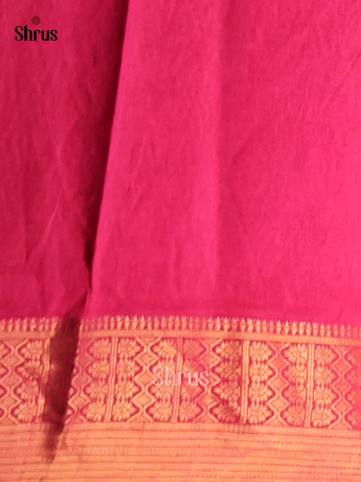 Purple with Pink - Semi Patola Saree - Shop on Shrus.com