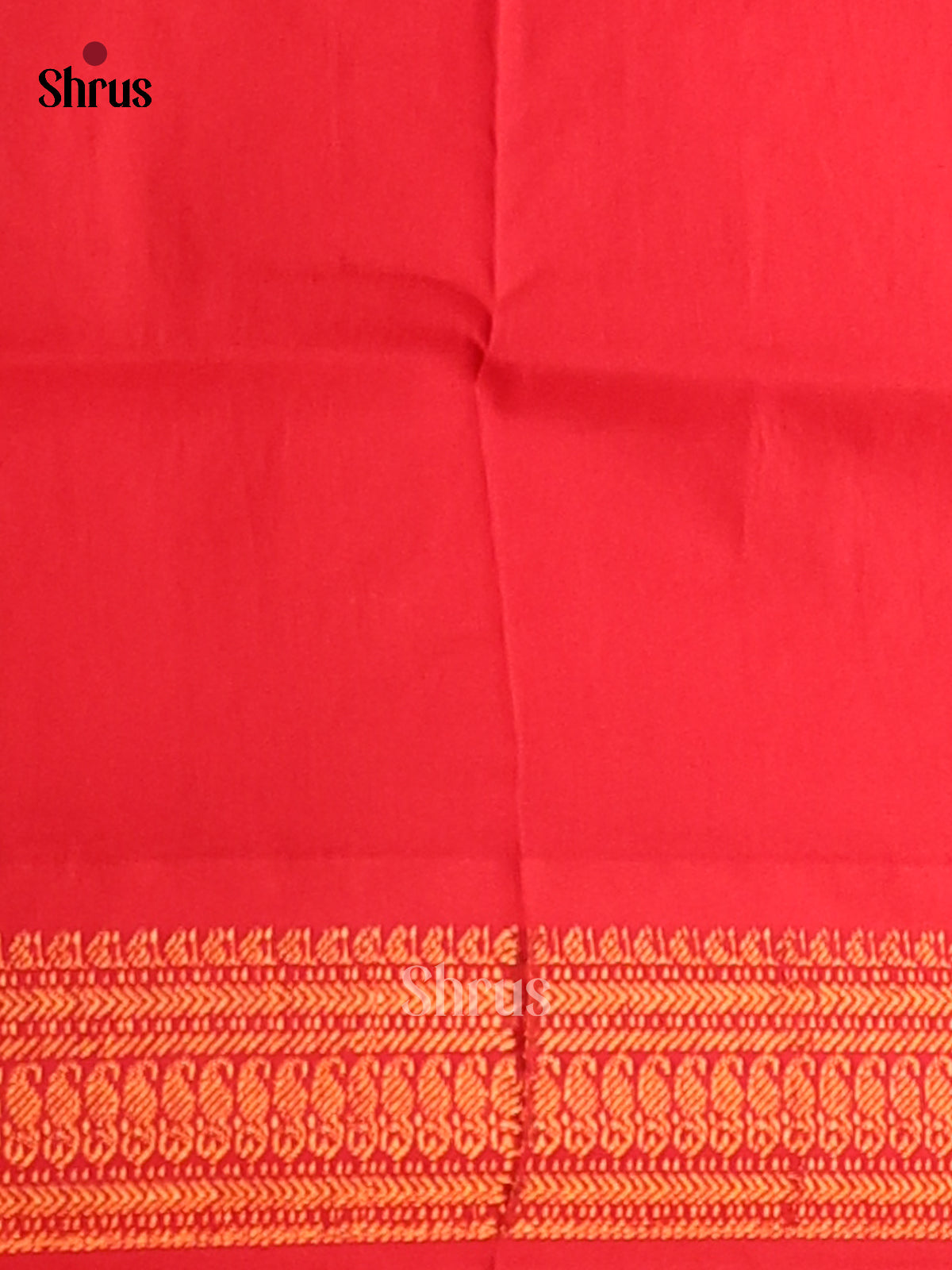 Pretty Pink Kalyani Cotton Saree with Buttas, Red Zari Border & Pallu - Shop on Shrus.com
