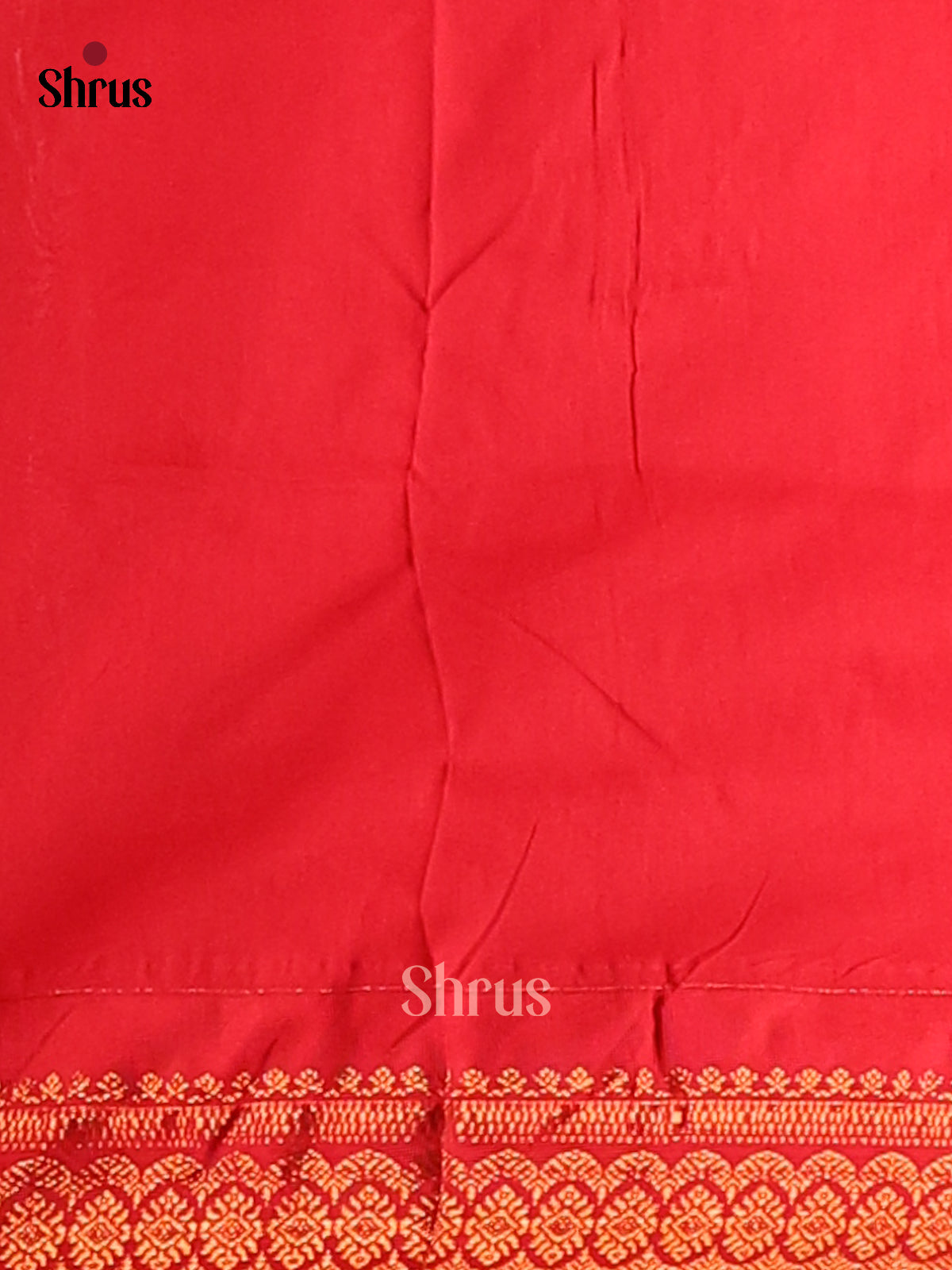 Charming Pink Kalyani Cotton Saree with Red Zari Border & Pallu - Shop on Shrus.com