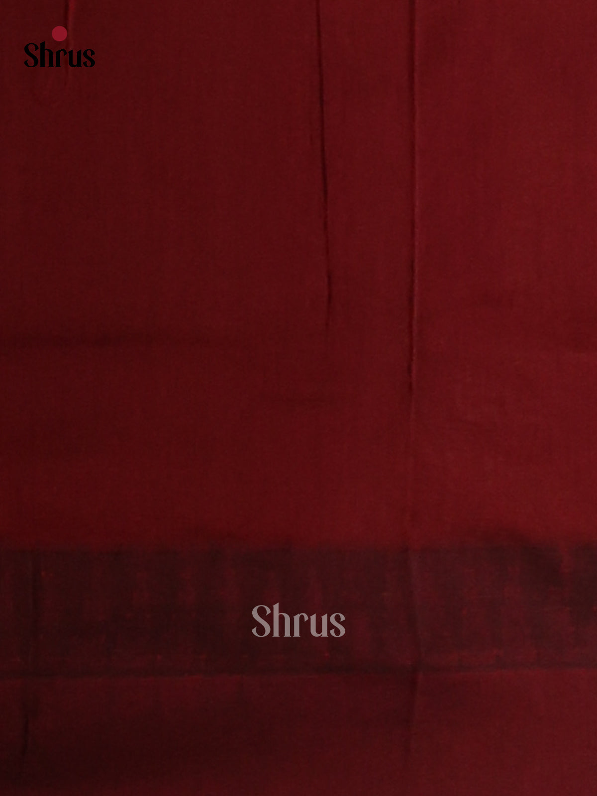 Majestic Green Kalyani Cotton Saree with Buttas, Maroon Zari Border & Pallu - Shop on Shrus.com