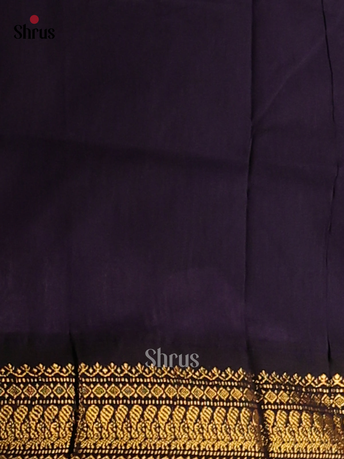 Lavender Kalyani Cotton Saree With Thread Woven Buttas & Zari Woven Blue Pallu - Shop on Shrus.com
