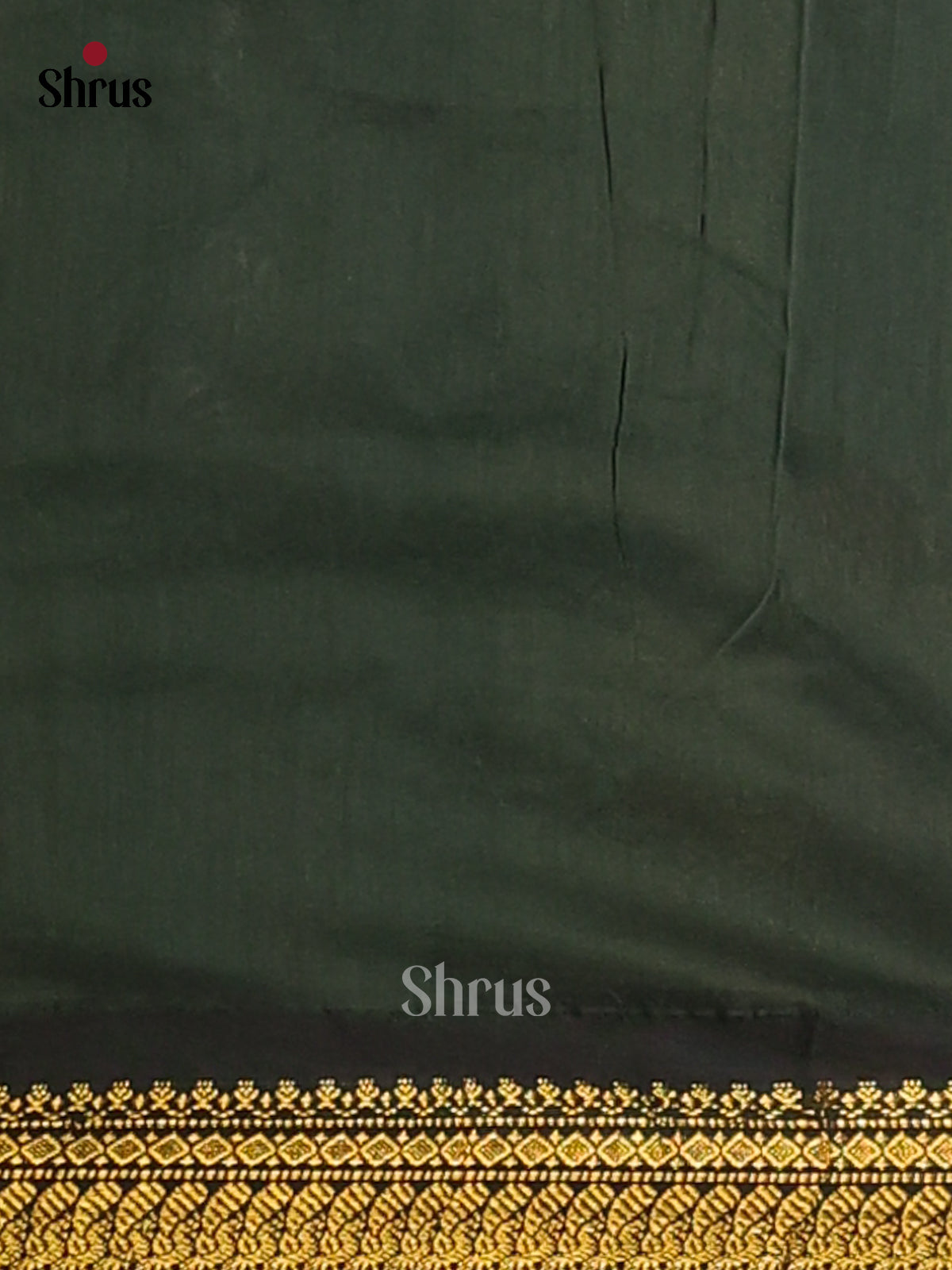 Pretty Light Green Kalyani Cotton Saree with Green Zari Border & Pallu - Shop on Shrus.com