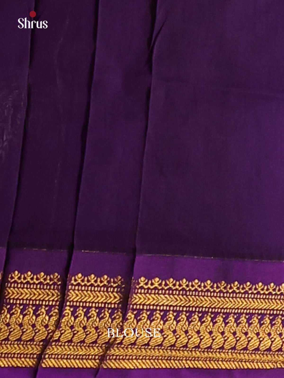 Red with Violet- Kalyani Cotton Saree - Shop on Shrus.com