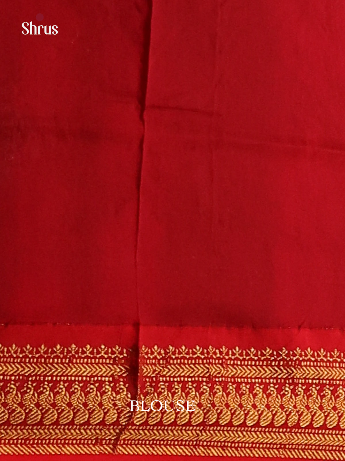 Peach with Red- Kalyani Cotton Saree - Shop on Shrus.com