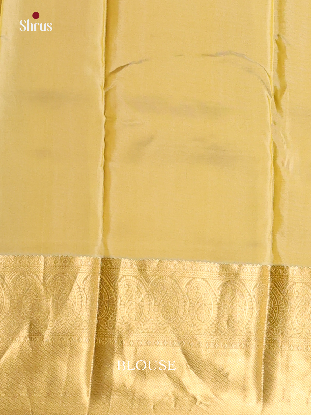 Cream & Pista Green - Kanchipuram-halfpure Saree - Shop on Shrus.com