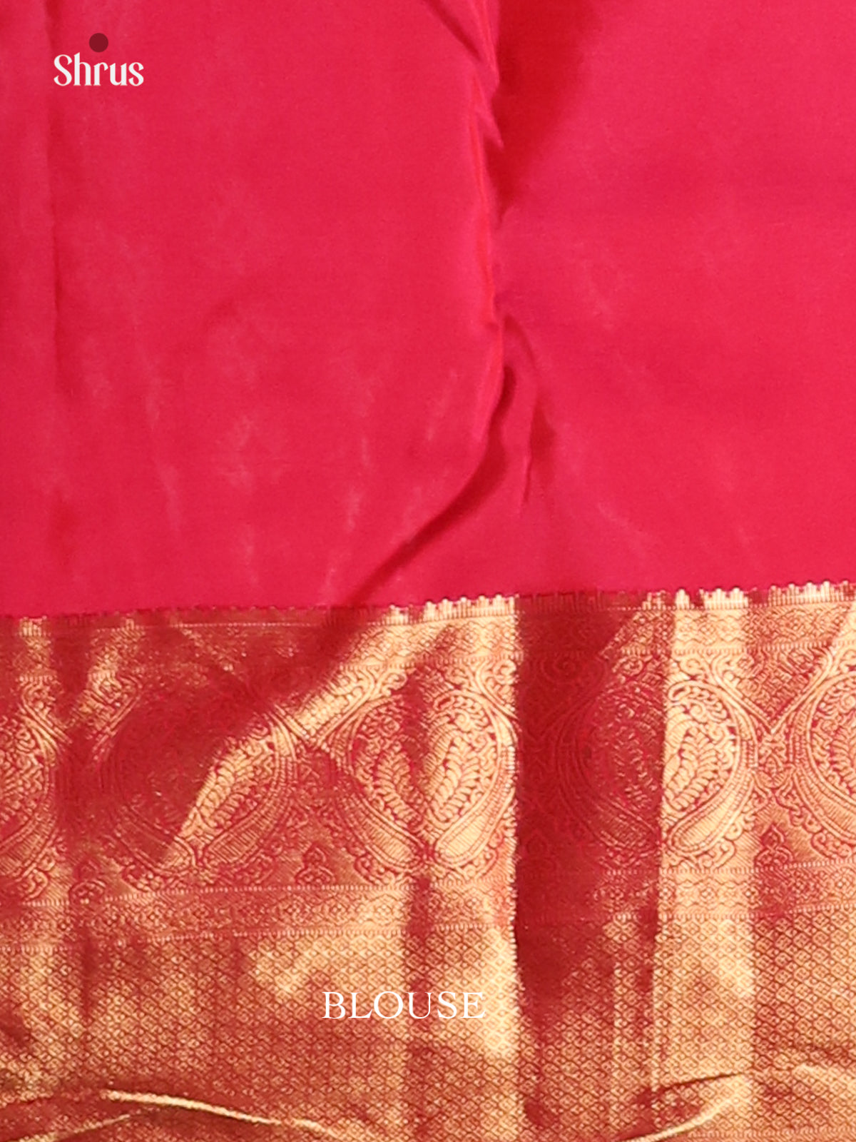 Orange & Maroon- Kanchipuram-halfpure Saree - Shop on Shrus.com