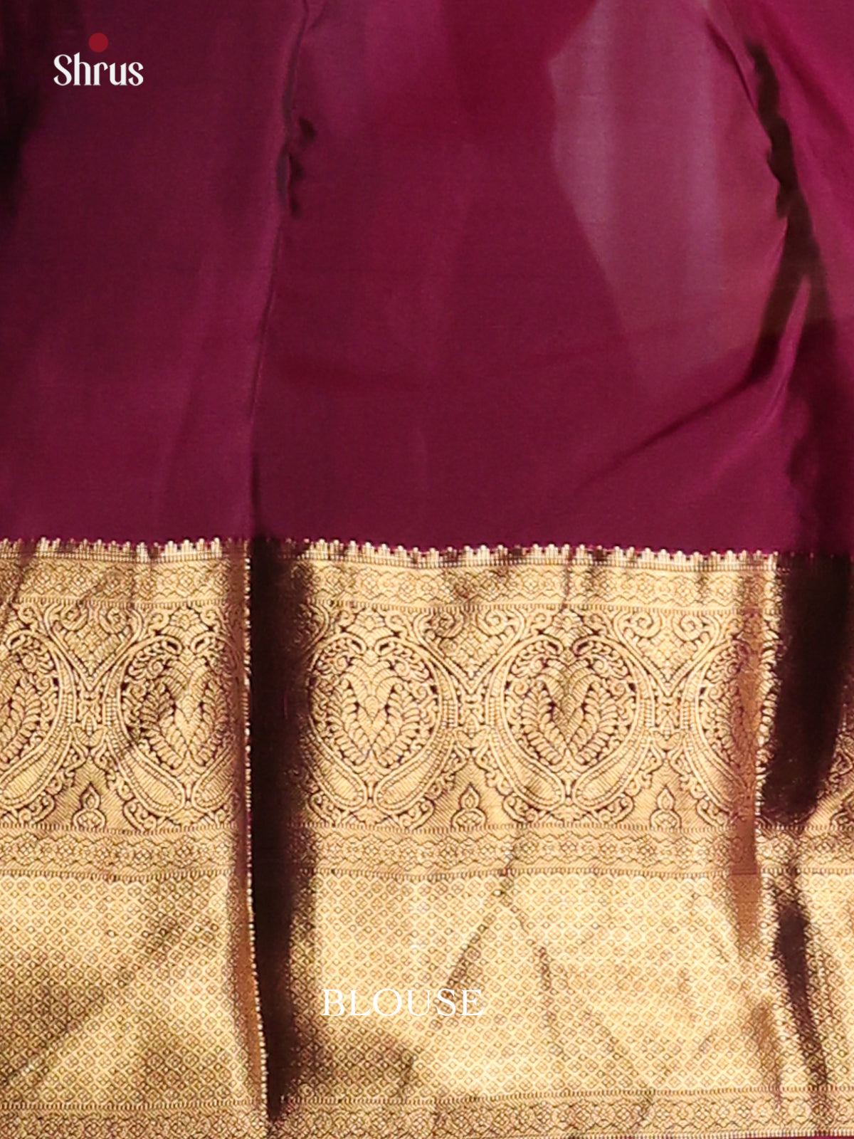 Green & Purple- Kanchipuram-halfpure Saree - Shop on Shrus.com
