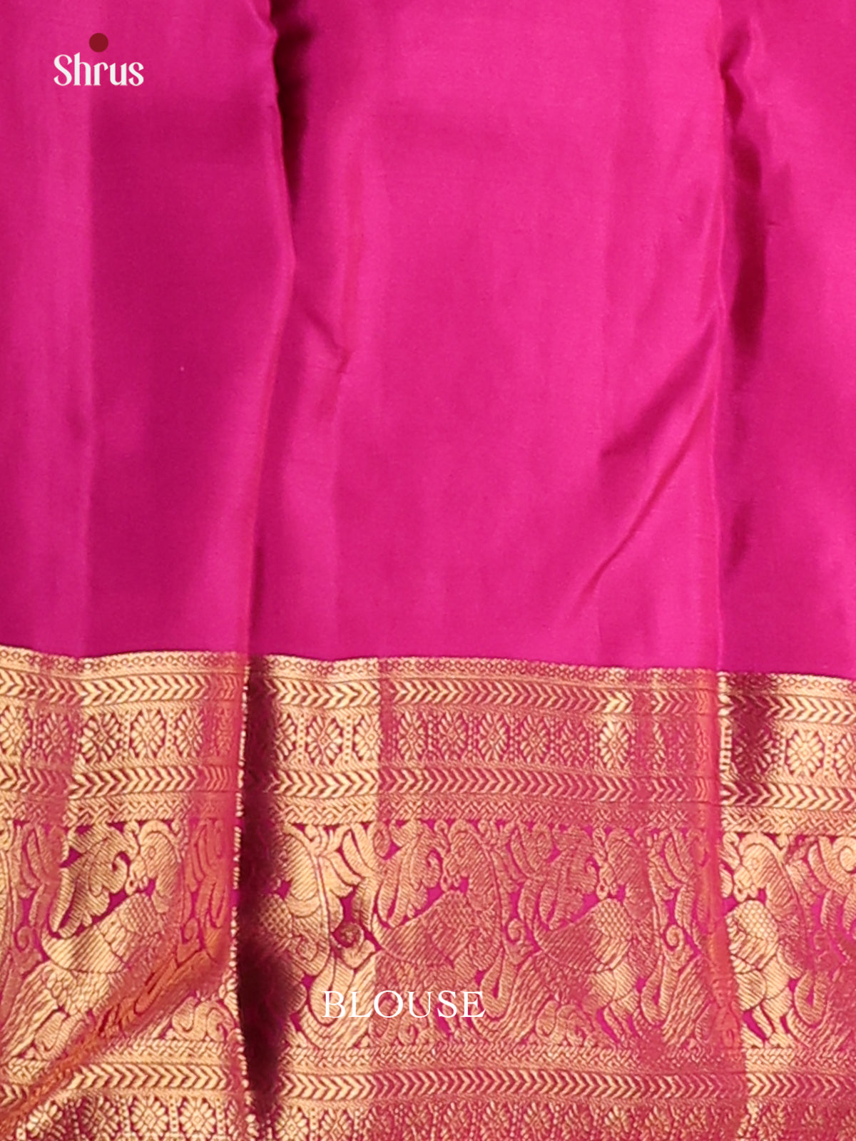 Violet & Majenta- Kanchipuram-halfpure Saree - Shop on Shrus.com
