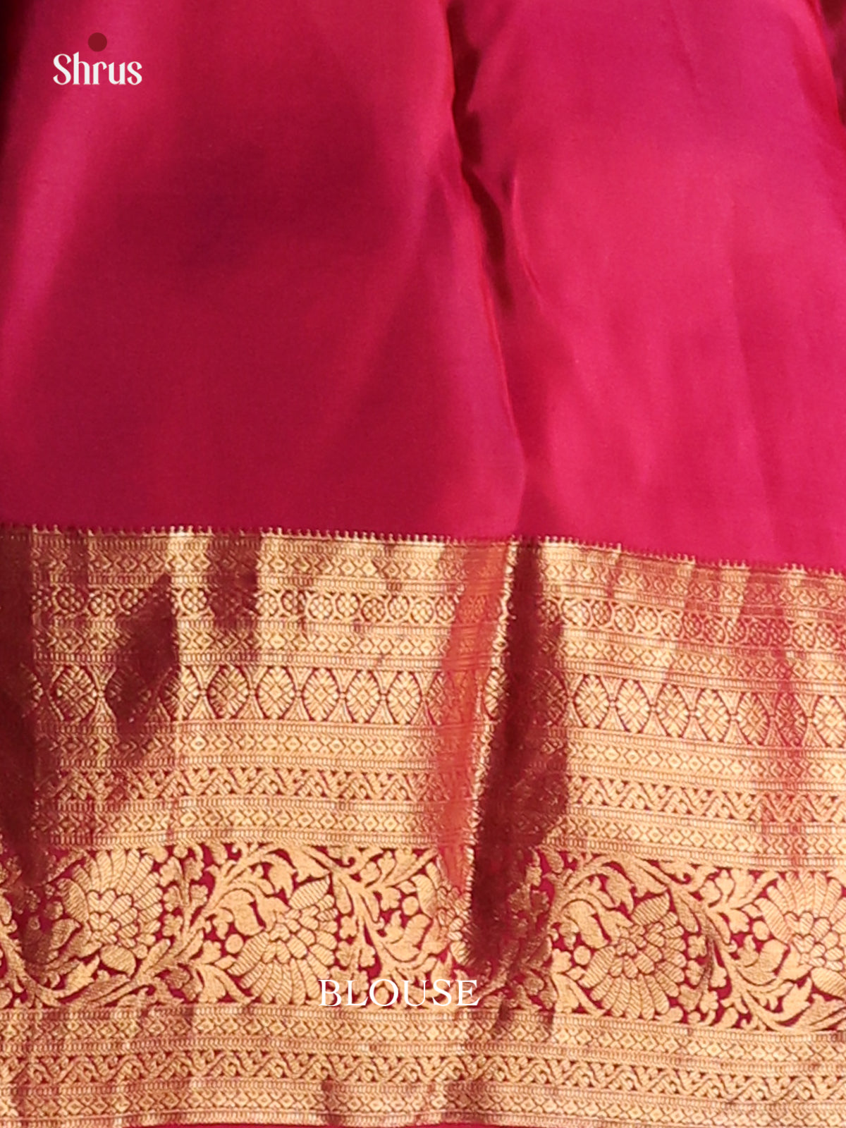 Mustard & Maroon- Kanchipuram-halfpure Saree - Shop on Shrus.com