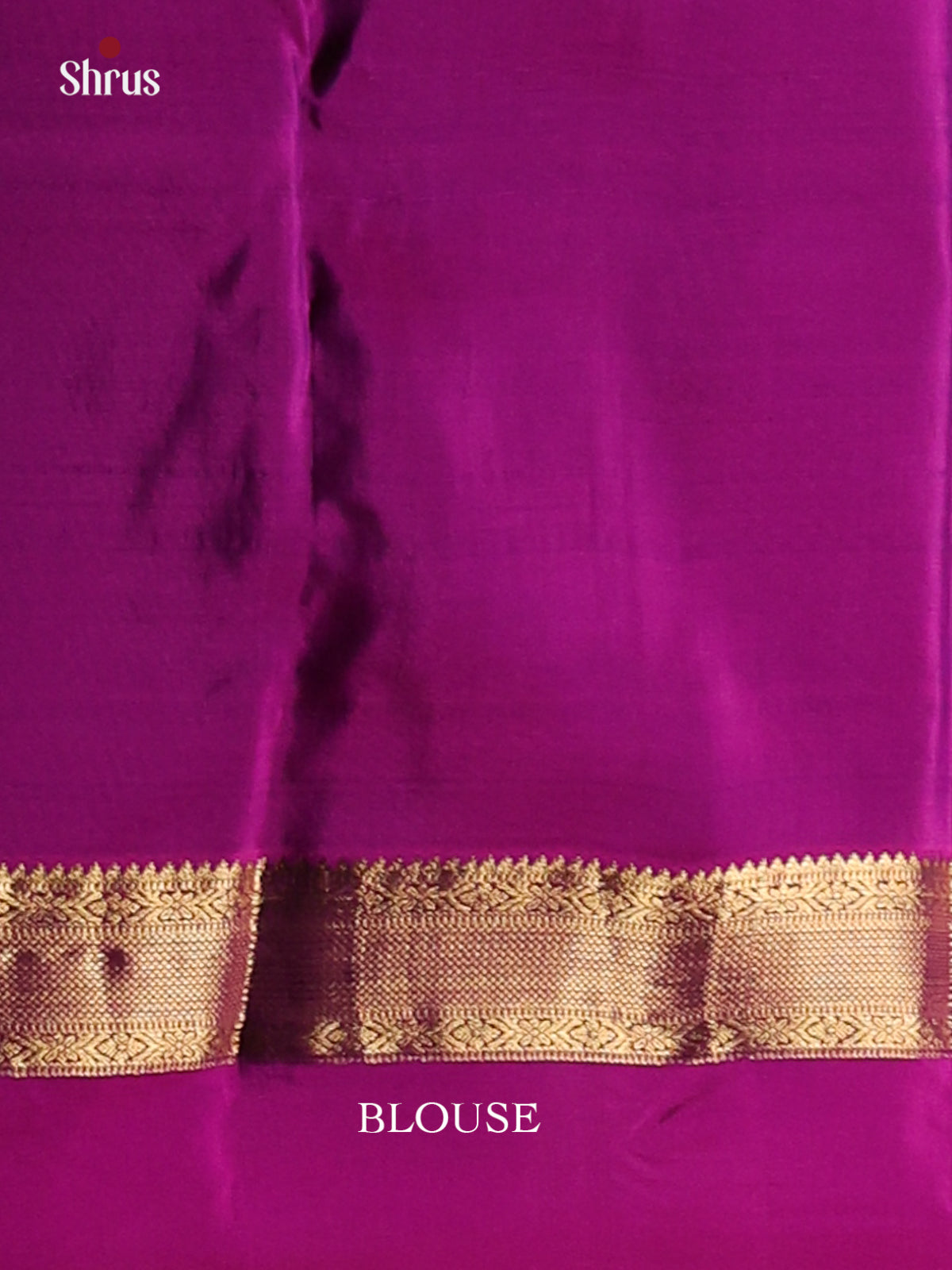 Blue & Purple- Kanchipuram-halfpure Saree - Shop on Shrus.com