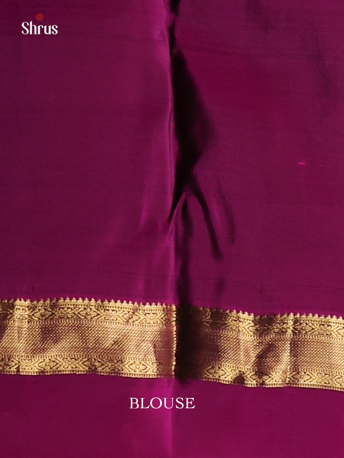 Green & Purple- Kanchipuram-halfpure Saree - Shop on Shrus.com