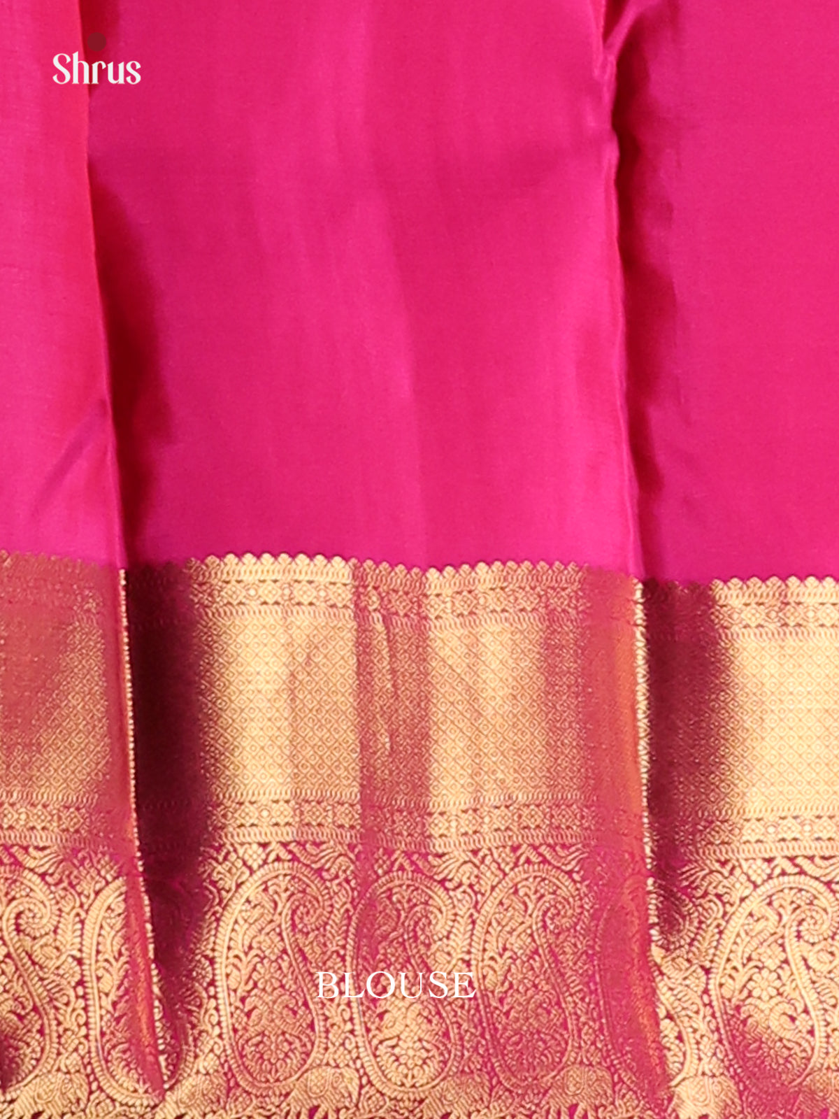 Orange & Purple - Kanchipuram-halfpure Saree - Shop on Shrus.com