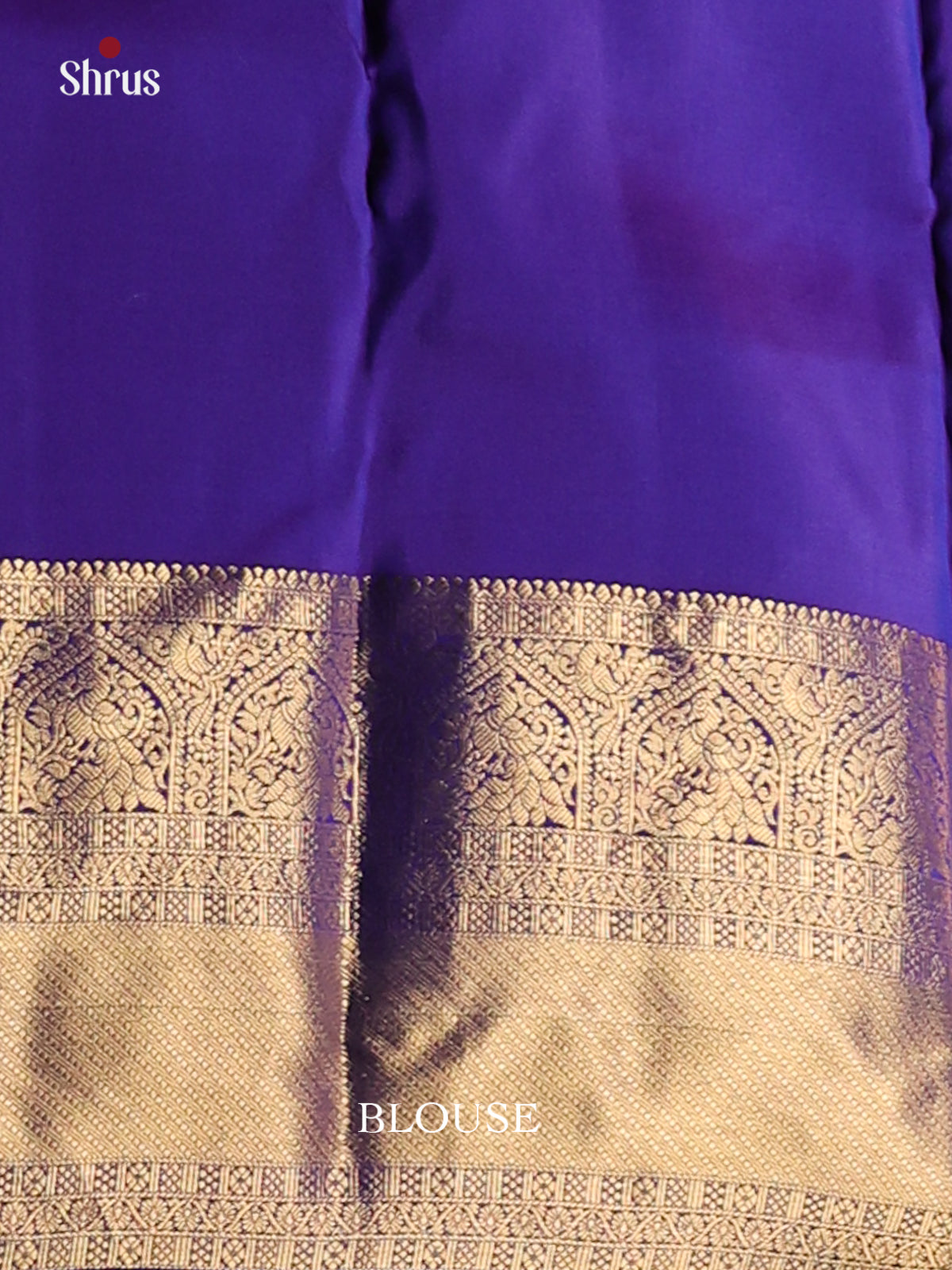 Double Shaded Grey & Blue- Kanchipuram-halfpure Saree - Shop on Shrus.com