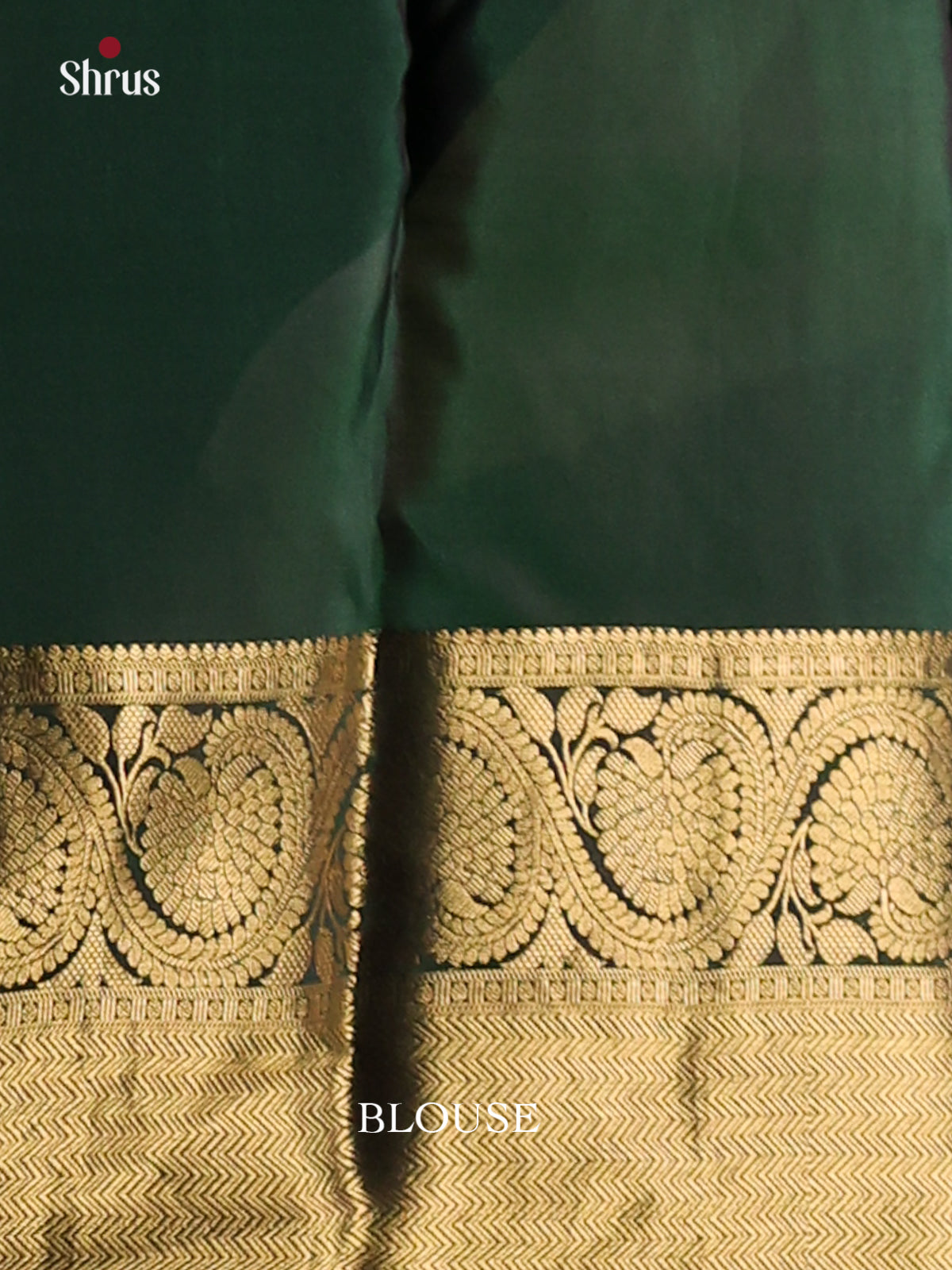 Violet & Green - Kanchipuram-halfpure Saree - Shop on Shrus.com