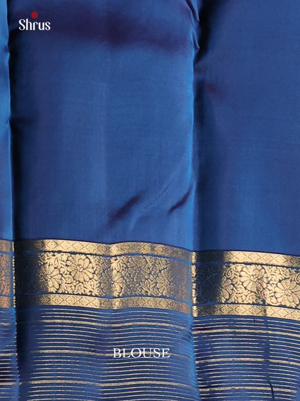 Green & Blue - Kanchipuram-halfpure Saree - Shop on Shrus.com