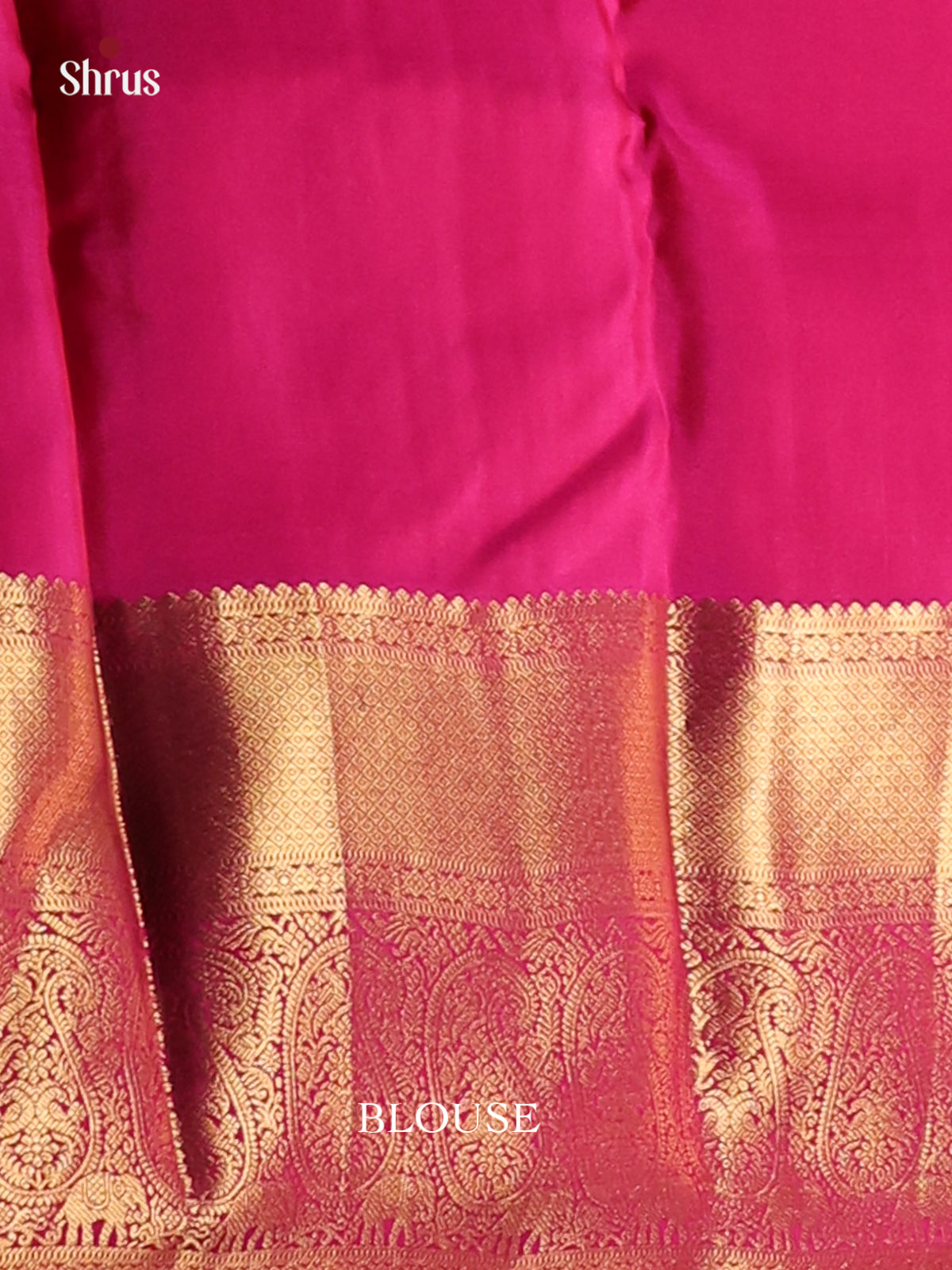 Purple & Pink - Kanchipuram-halfpure Saree - Shop on Shrus.com