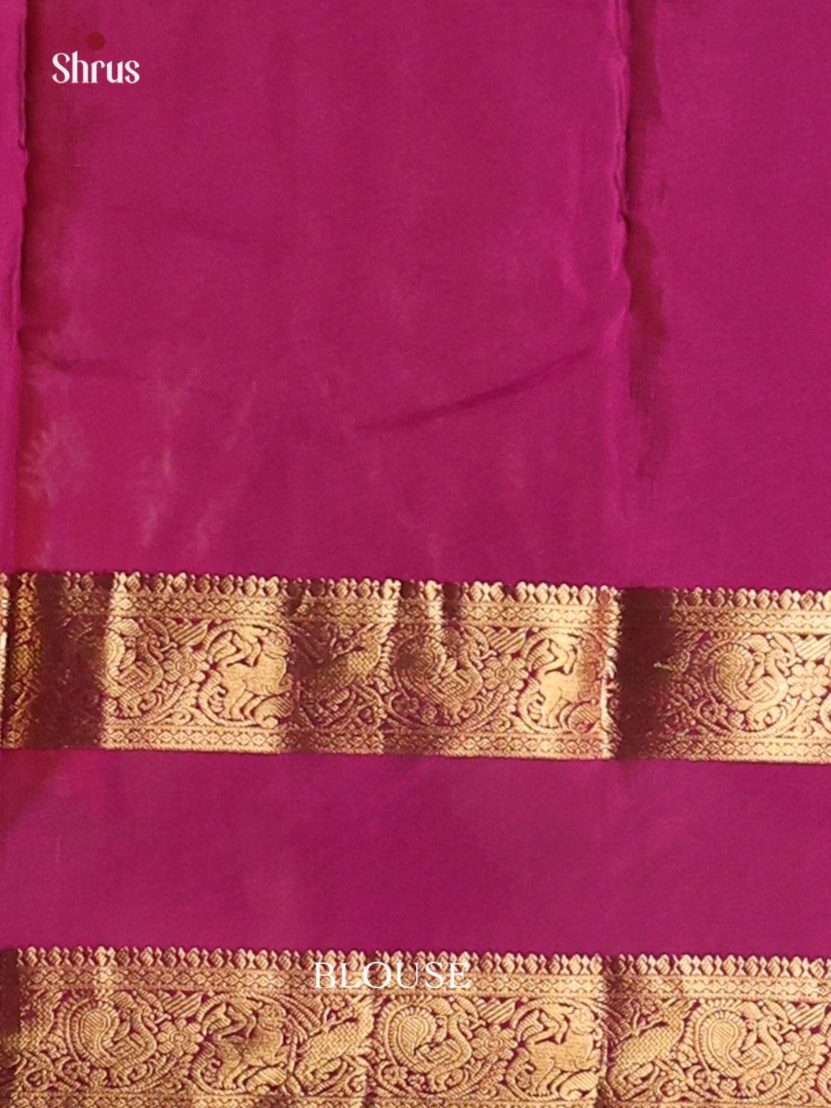 Green & Purple - Kanchipuram-halfpure Saree - Shop on Shrus.com