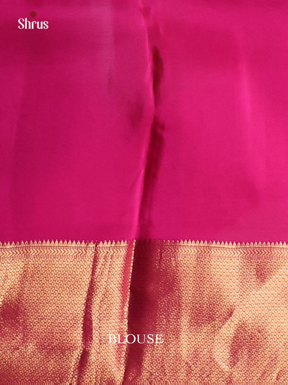 Orange & Pink - Kanchipuram-halfpure Saree - Shop on Shrus.com