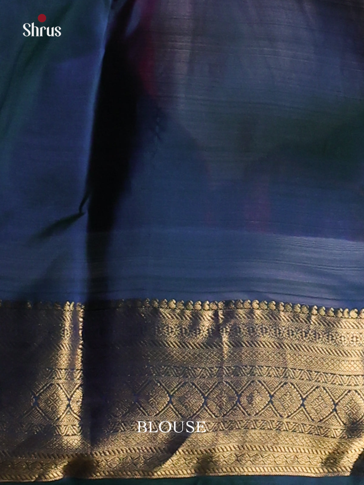 Royal Blue & Blue - Kanchipuram-halfpure Saree - Shop on Shrus.com