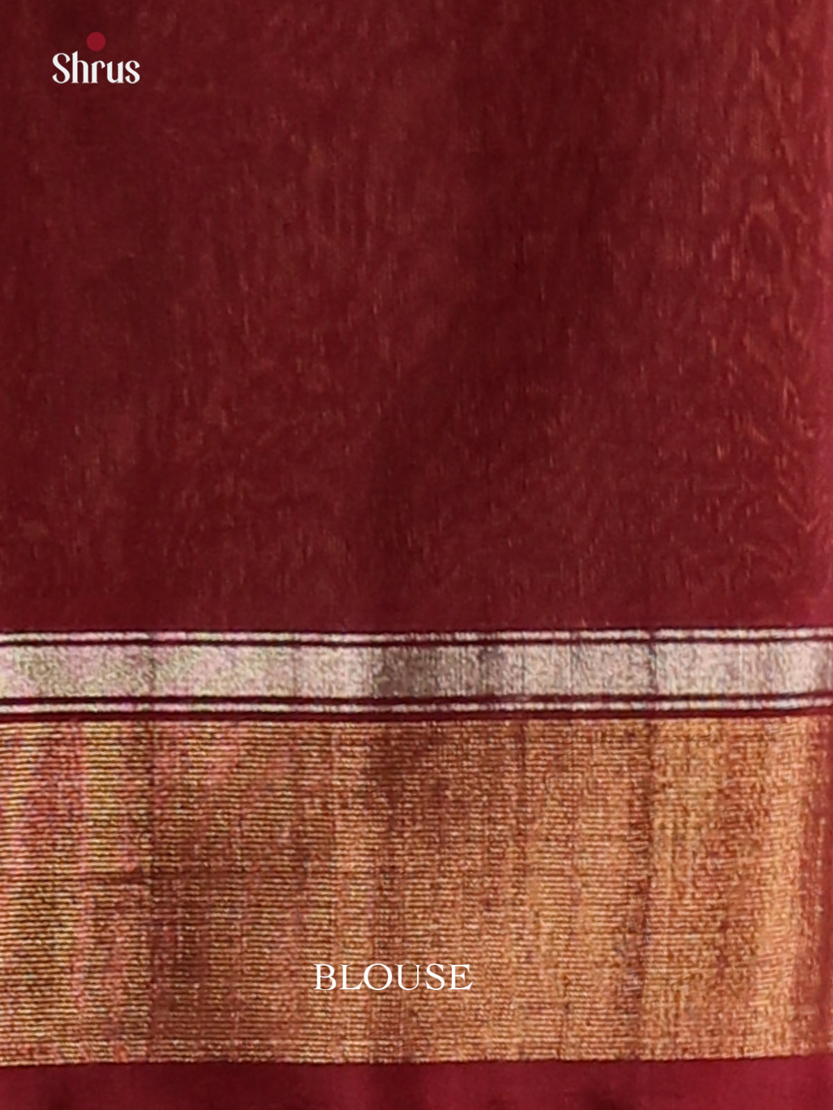 Green & Maroon - Silk Cotton Saree - Shop on Shrus.com