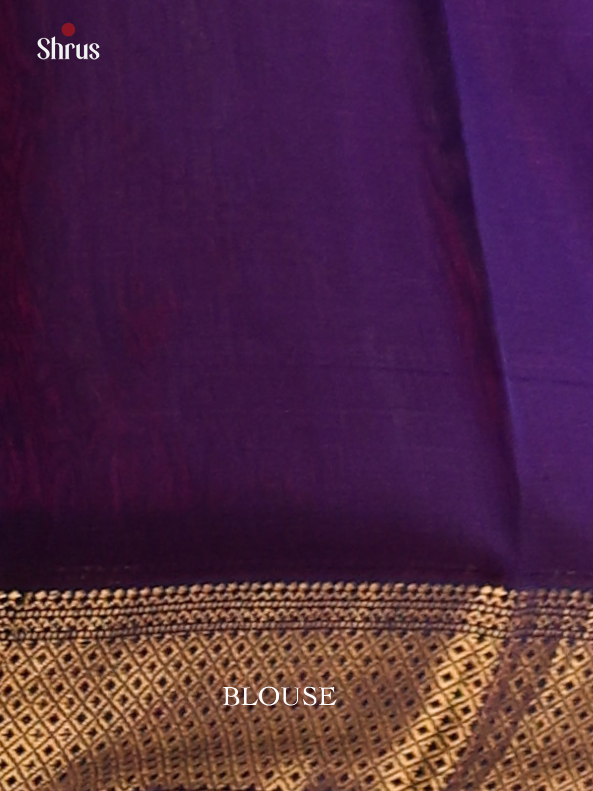 Pink with Violet - Maheshwari silkcotton Saree - Shop on Shrus.com