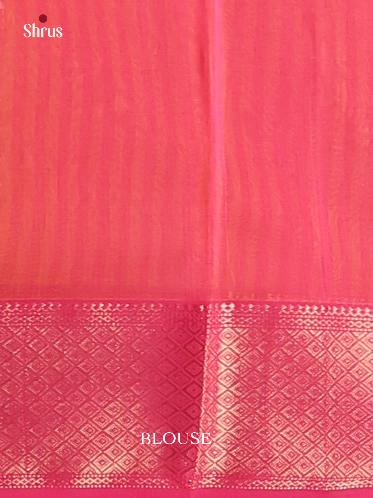 Yellow with Pink - Maheshwari silkcotton Saree - Shop on Shrus.com