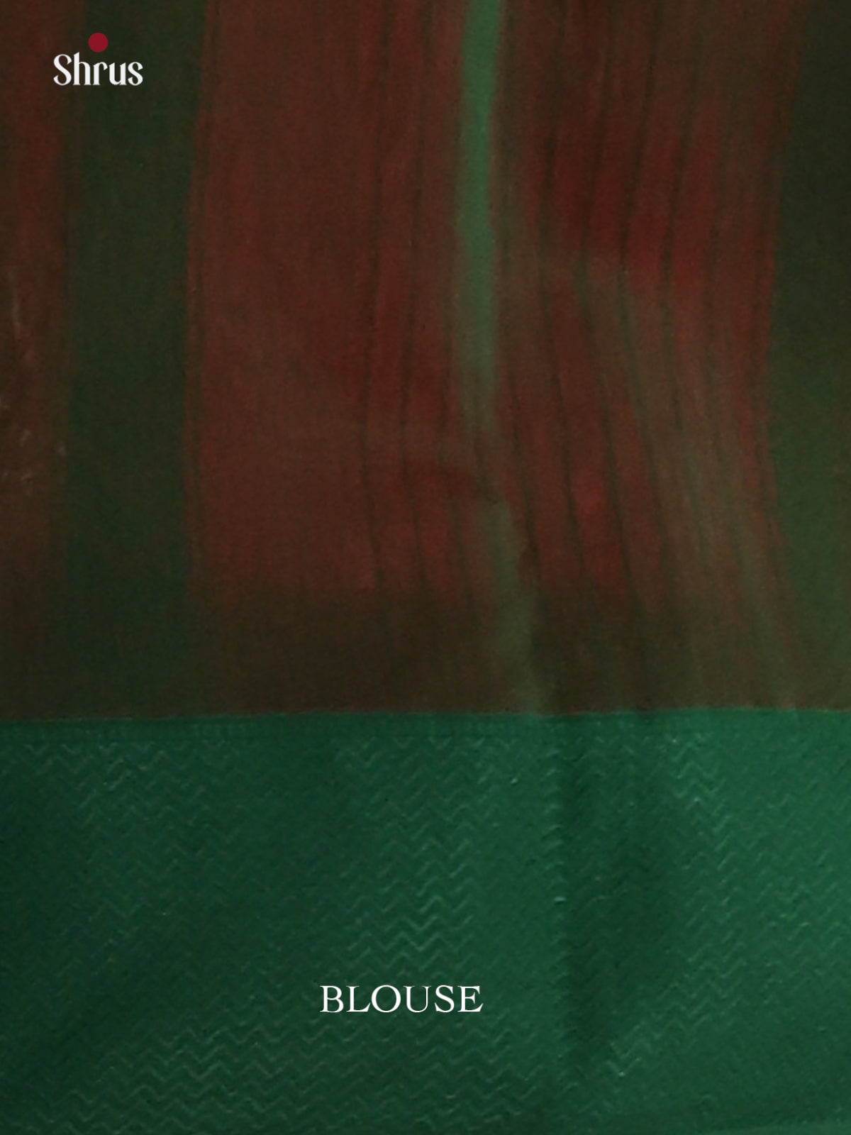 Red with Green - Maheshwari silkcotton Saree - Shop on Shrus.com