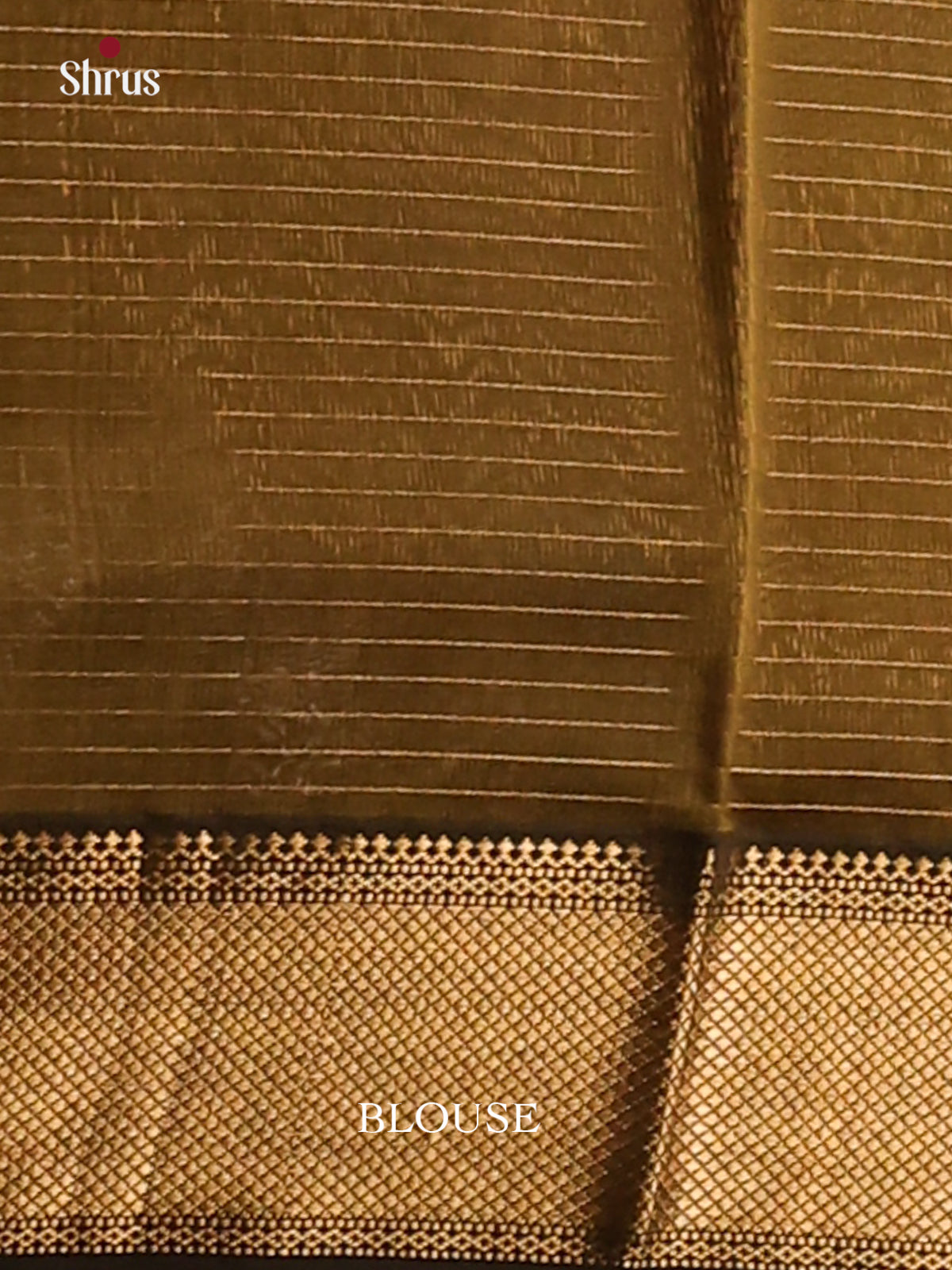 Mehandi Green - Maheshwari silkcotton Saree - Shop on Shrus.com
