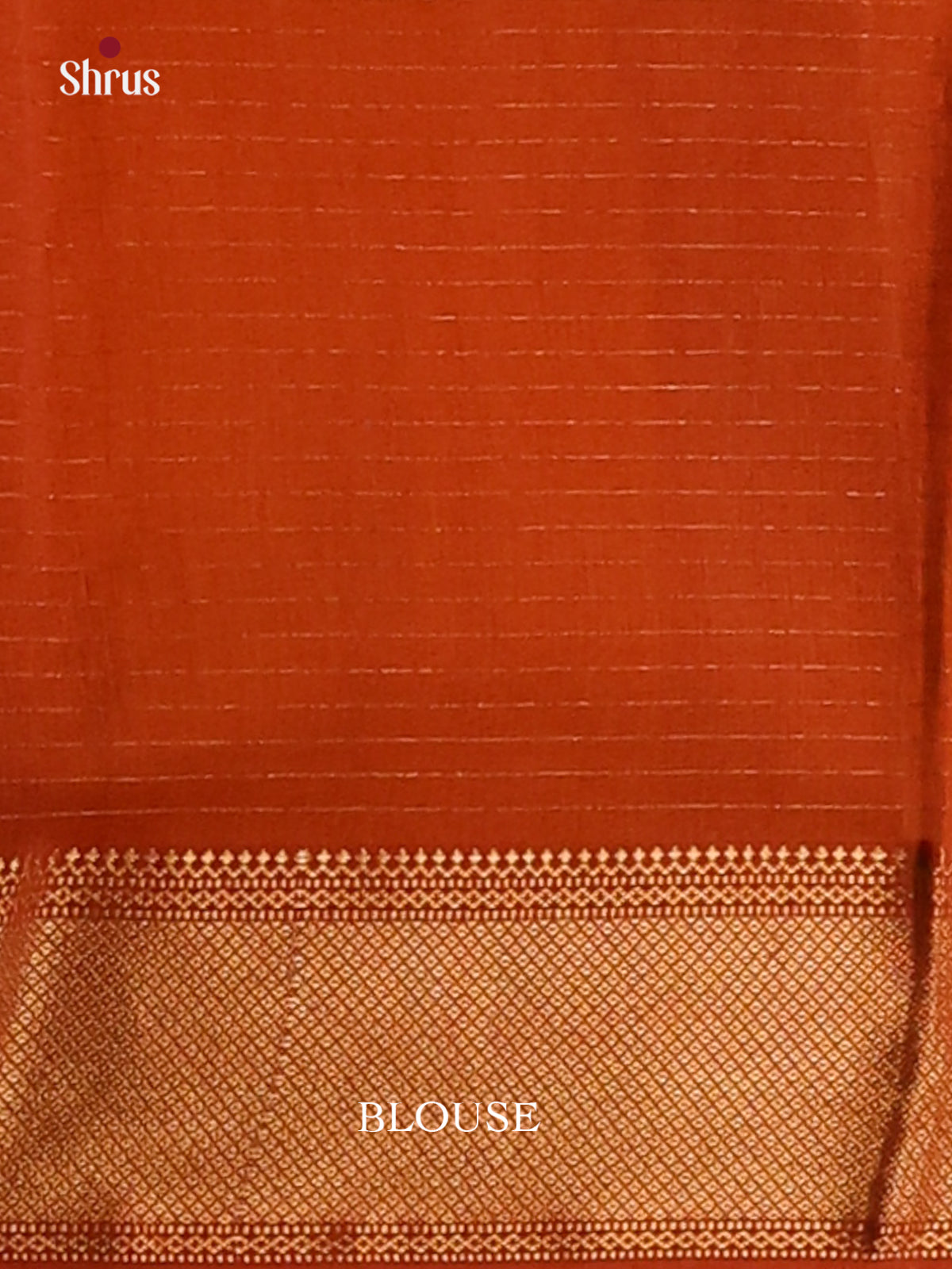Mustard with Brick- Maheshwari silkcotton Saree - Shop on Shrus.com