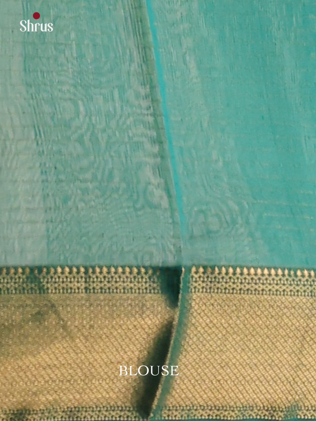 Cream with Teal- Maheshwari silkcotton Saree - Shop on Shrus.com