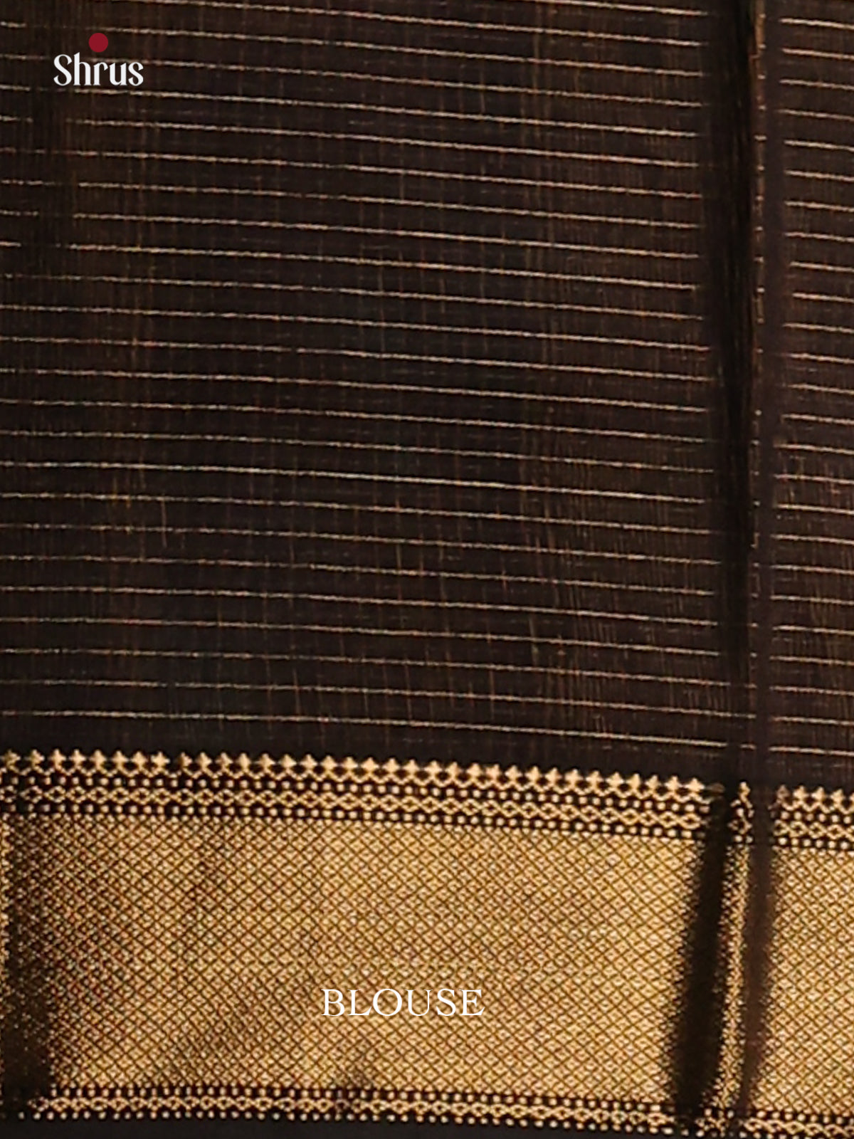 Black(Single Tone)- Maheshwari silkcotton Saree - Shop on Shrus.com