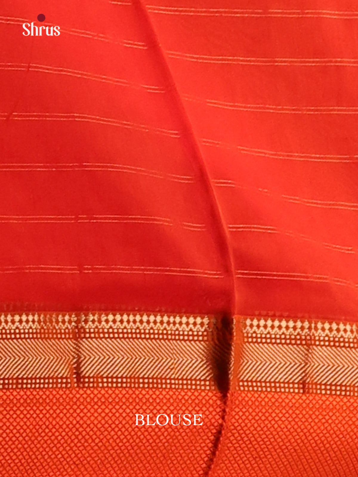 Pink with Orange- Maheshwari silkcotton Saree - Shop on Shrus.com