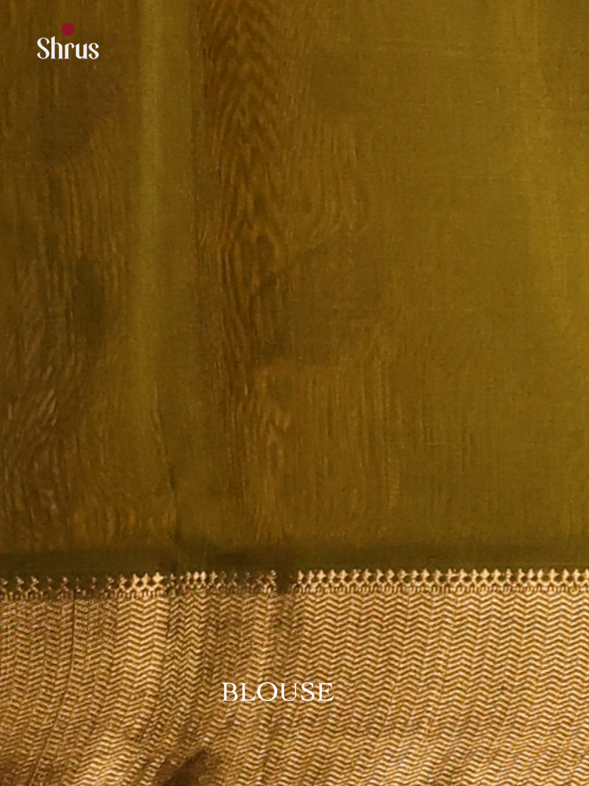 Mustardy Green with Green- Maheshwari silkcotton Saree - Shop on Shrus.com