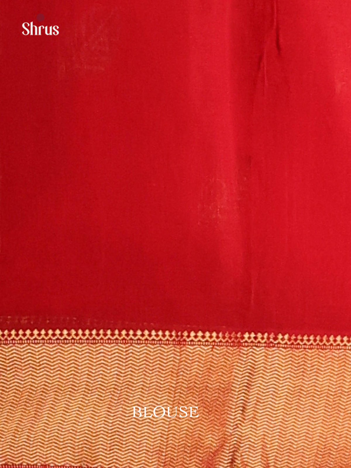 Red(Single Tone)- Maheshwari silkcotton Saree - Shop on Shrus.com
