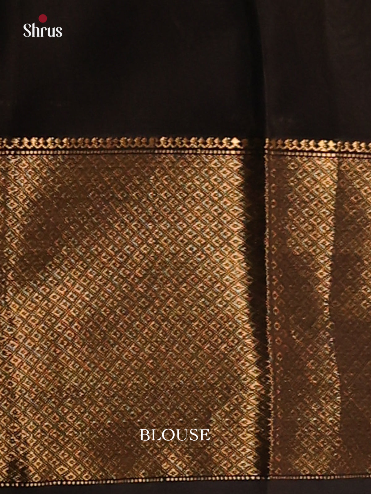 Black(Single Tone)- Maheshwari silkcotton Saree - Shop on Shrus.com