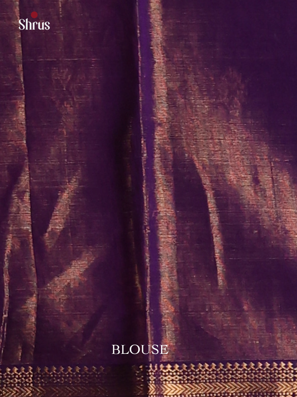 Pink with Violet - Maheshwari silkcotton Saree - Shop on Shrus.com