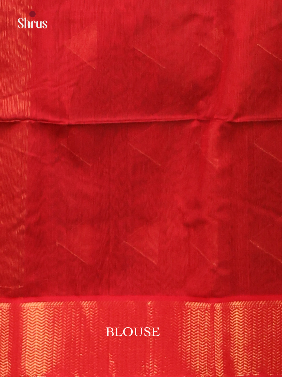 Green with Red- Maheshwari silkcotton Saree - Shop on Shrus.com
