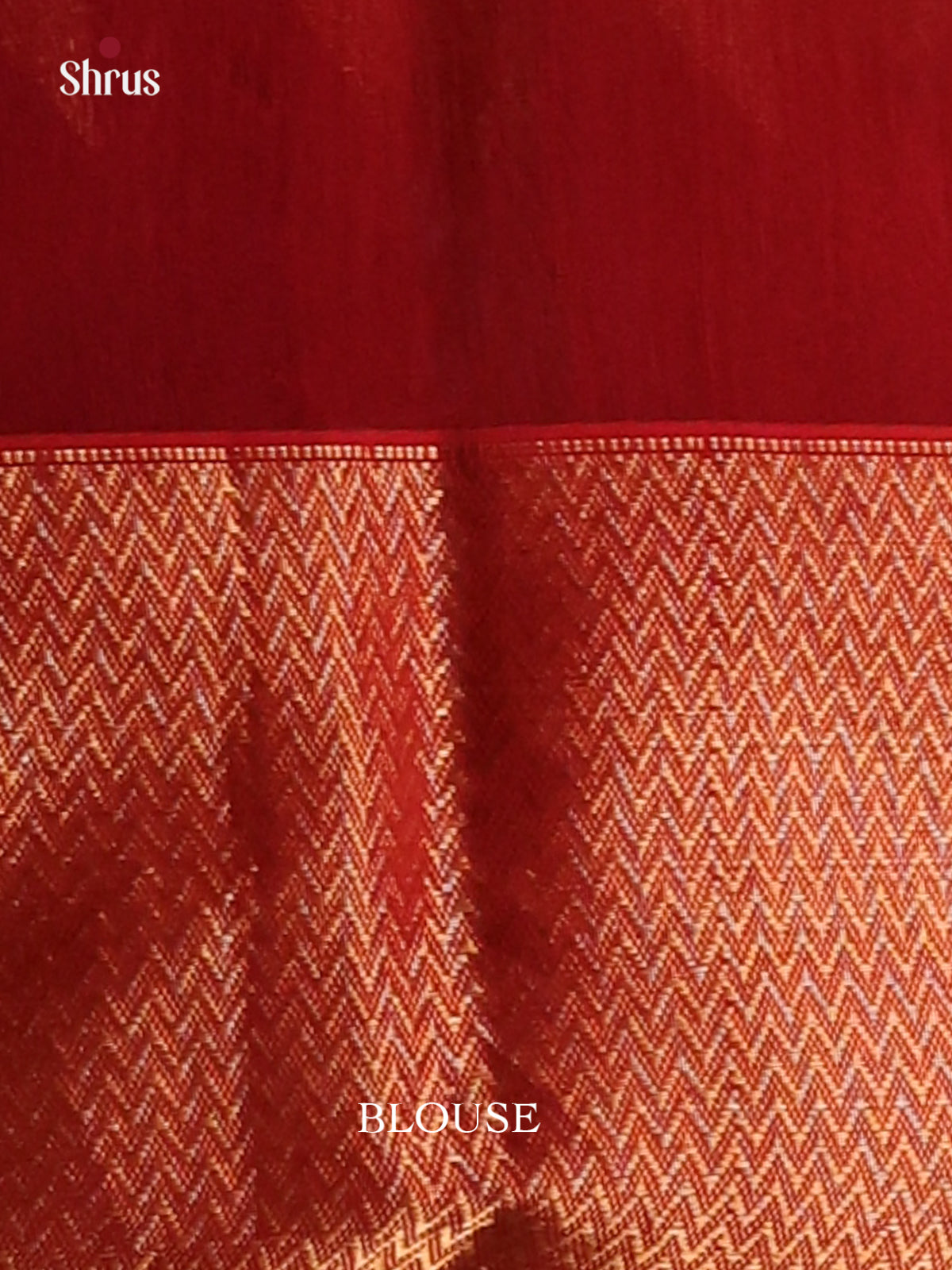 Blue with Red- Maheshwari silkcotton Saree - Shop on Shrus.com
