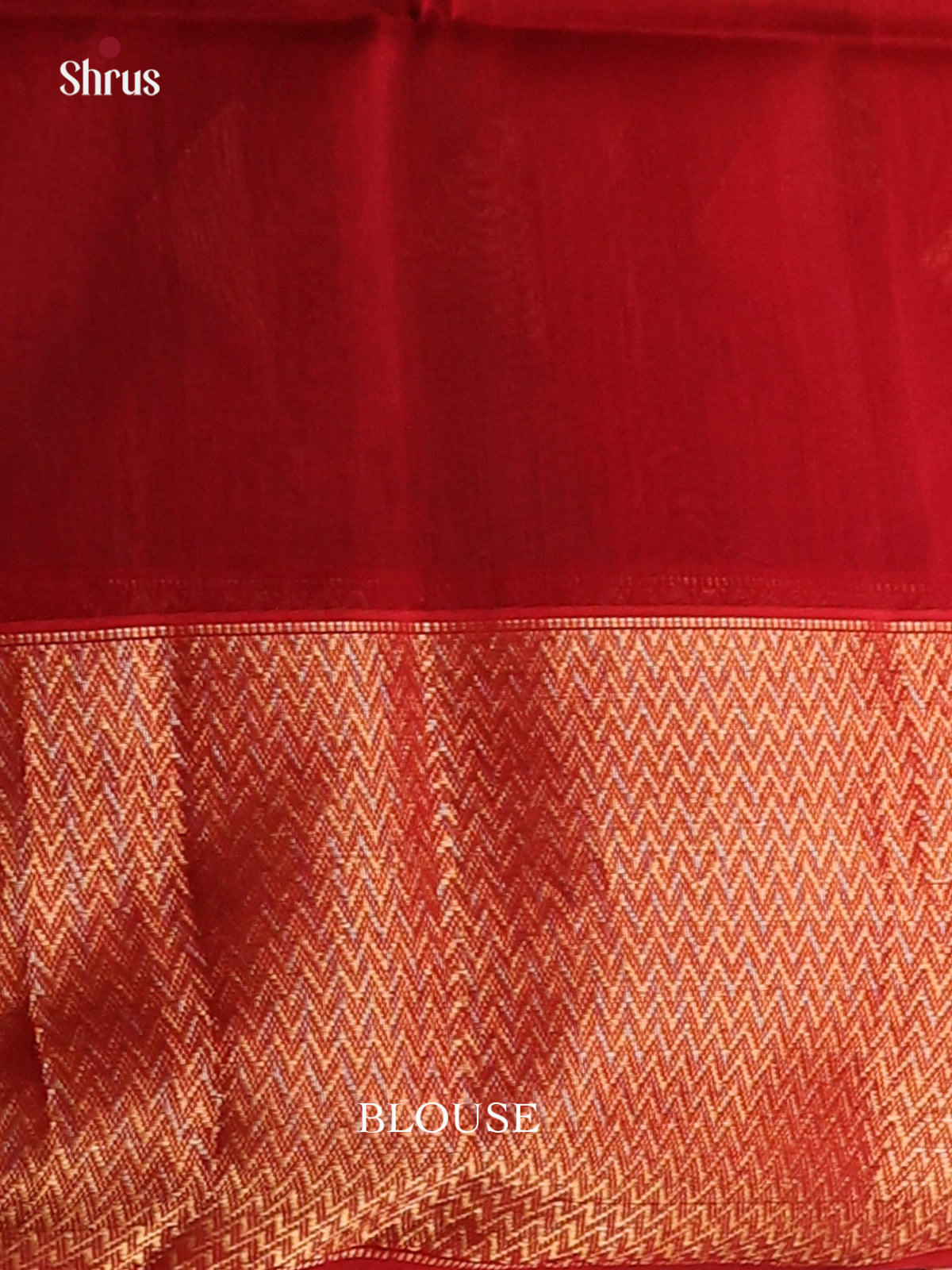Green & Red - Maheshwari silkcotton Saree - Shop on Shrus.com