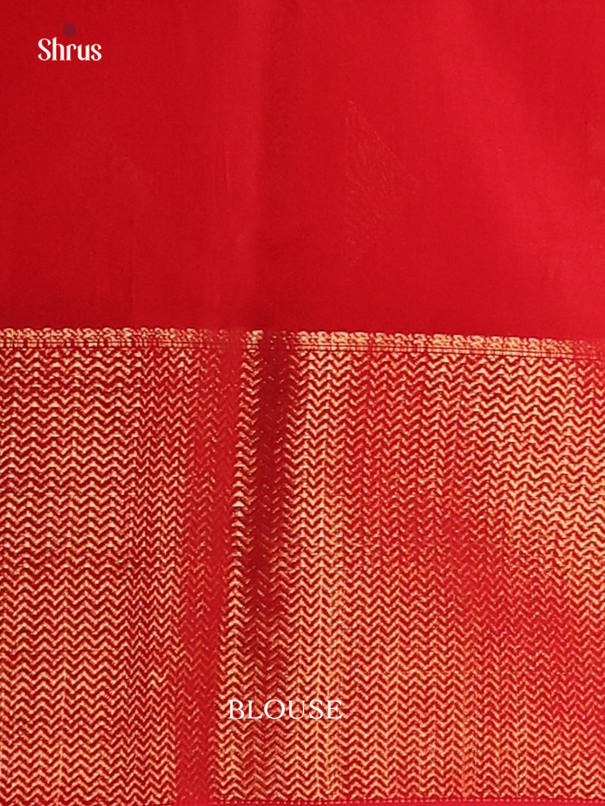 Red(Single tone)- Maheshwari silkcotton Saree - Shop on Shrus.com