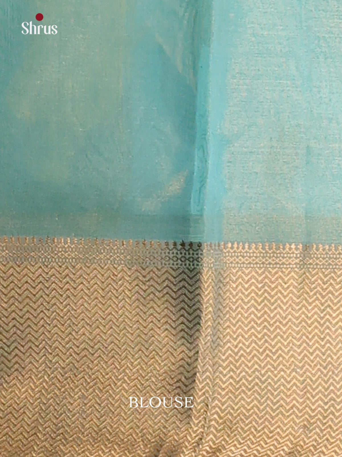 Pastel Blue(Single Tone)- Maheshwari silkcotton Saree - Shop on Shrus.com